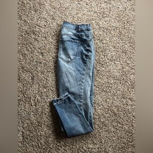 Women's High Rise Blue Jeans